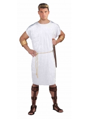 White Tunic with Belt - Mens Costumes